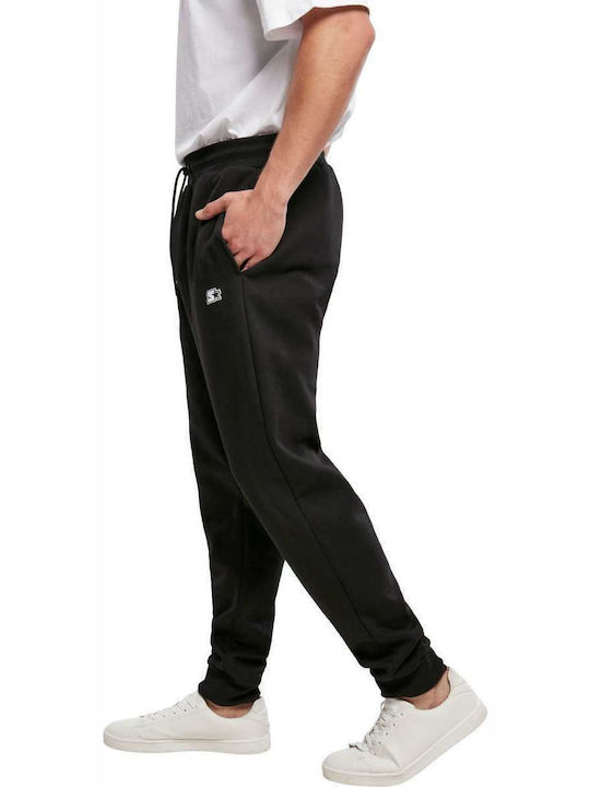 ST087 Men's Sweatpants with Rubber Black