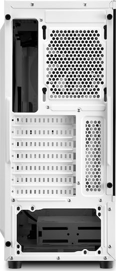 Sharkoon RGB Slider Gaming Middle Tower Carcasă PC cu Deschidere Laterală Albă