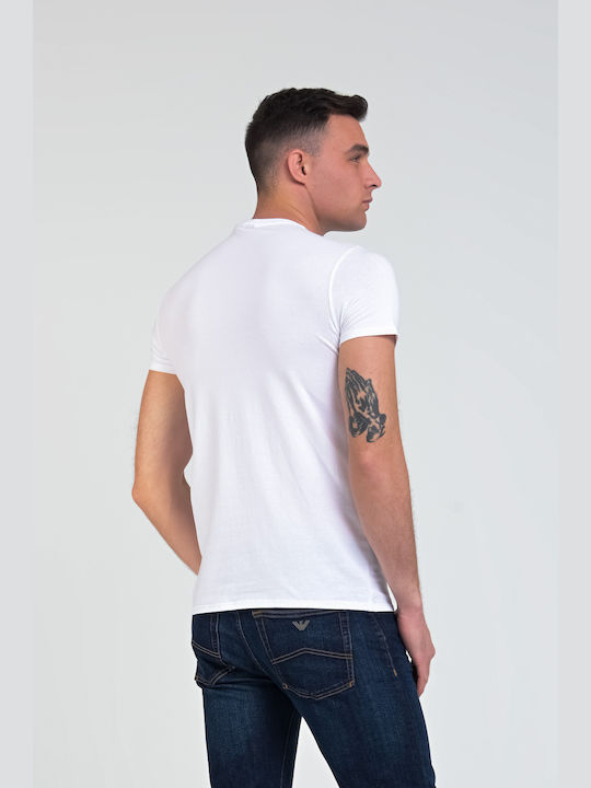 Emporio Armani Ανδρικό T-shirt Λευκό Μονόχρωμο