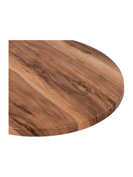 Freebox 525 Suprafață Rotundă A Mesei Werzalit Indian Sesami 70x70x2.5cm FB95228.10