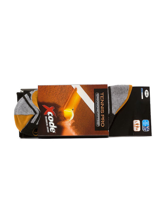 Xcode Tennis Professional 44300 Tennis Socks Black 1 Pair