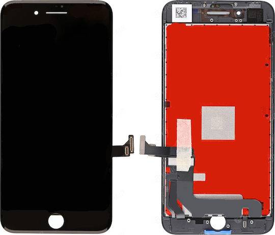 Екран Type A със Сензорен Механизъм за iPhone 8 Плюс (Черен)