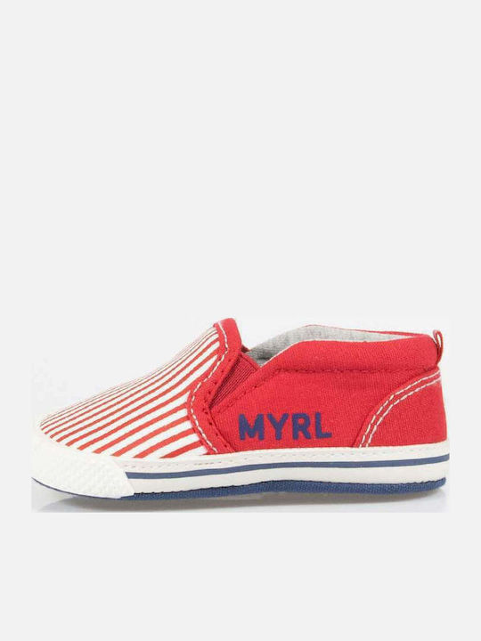 Mayoral Βρεφικά Sneakers Αγκαλιάς Κόκκινα