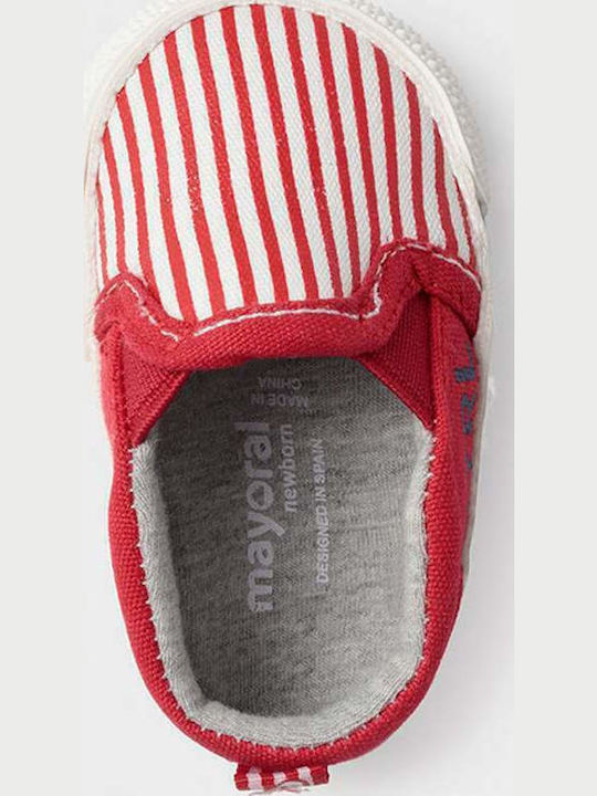 Mayoral Βρεφικά Sneakers Αγκαλιάς Κόκκινα