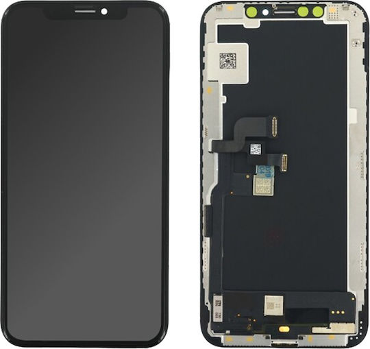 Οθόνη OLED Soft Oled με Μηχανισμό Αφής για iPhone XS (Μαύρο)