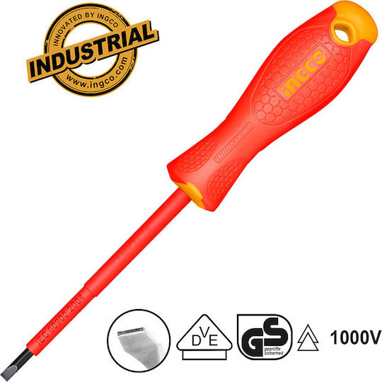 Ingco Magnetic Electrician VDE 1000V Screwdriver Straight Size 5.5x125mm