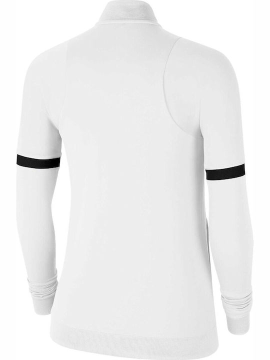 Dri-Fit Academy 21 Damen Sweatshirtjacke Weiß