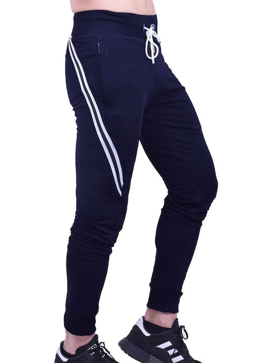 Paco & Co Men's Sweatpants with Rubber Navy Blue