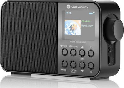 GoGEN 500BTC Radio portabil Reîncărcabil DAB+ cu Bluetooth Negru