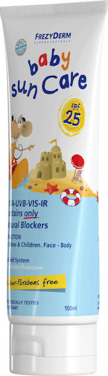 Frezyderm Baby Sun Care Waterproof Baby Sunscreen Emulsion for Face & Body SPF25 100ml
