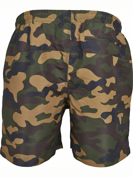 Herren Badebekleidung Shorts Khaki Tarnfarben