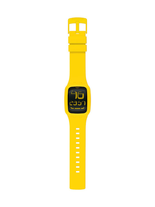Swatch Touch Καουτσούκ Λουράκι Κίτρινο 28mm