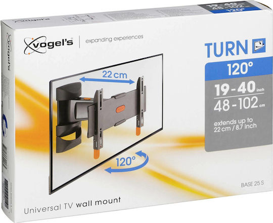 Vogel's Base 25 S 8343125 Wandhalterung für Fernseher mit Arm bis 37" und 20kg
