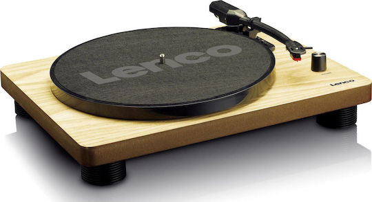 Lenco LS-50 LEN-LS50WD Πικάπ με Belt Drive, Προενίσχυση και Ενσωματωμένα Ηχεία Καφέ