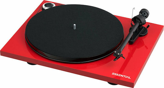Pro-Ject Audio Essential III Digital with Ortofon OM 10 Грамофон Червен