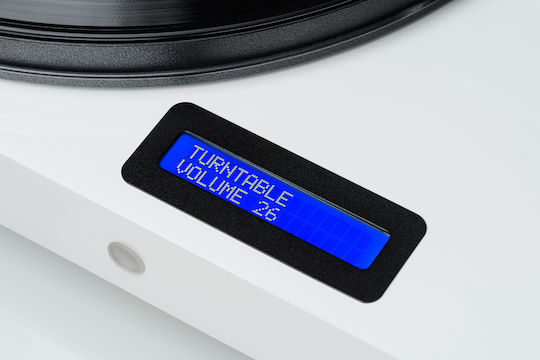 Pro-Ject Audio Juke box E + Ortofon Om 5e Pick-Up cu Preamp Alb