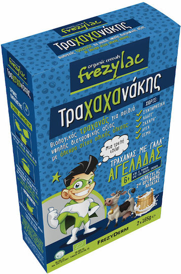 Frezyderm Βρεφικό Γεύμα Frezylac Τραχαχανάκης Τραχάνας με Γάλα Αγελάδας Χωρίς Προσθήκη Ζάχαρης 330gr για 6+ Μηνών