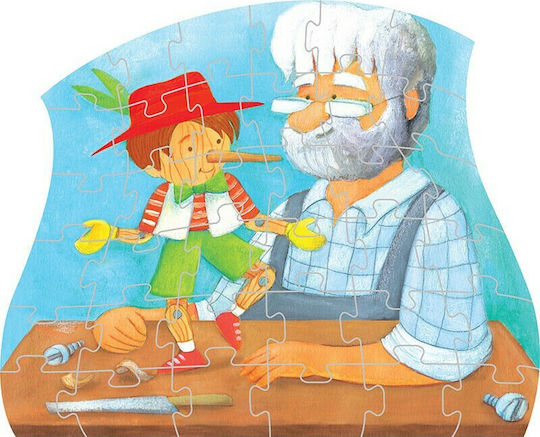 Kids Puzzle Pinocchio for 4+ Years 36pcs 50/50 Games
