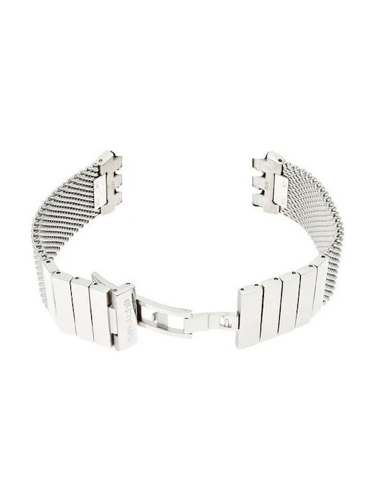 Swatch Blackie Metal Bracelet Silver 21mm