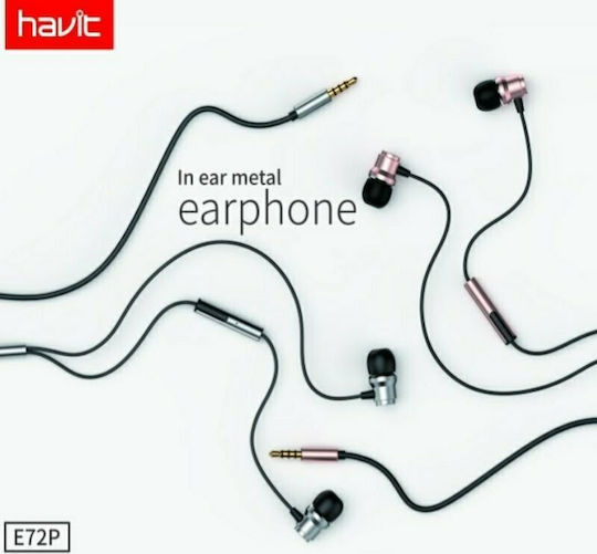 Havit E72P In-ear Handsfree με Βύσμα 3.5mm Μαύρο