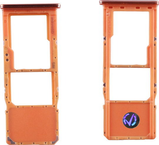 Sim Card Slot Coral Galaxy A70
