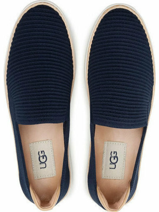 Sammy Women's Canvas Slip-Ons Navy Blue