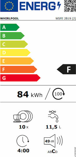 Whirlpool за 10 комплекта Ш45xВ85см. Бял