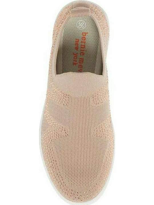 Bernie Mev. SNEAKER HIKARI BLUSH/ROSE GOLD CRYSTALS VEGAN Bernie Mev.