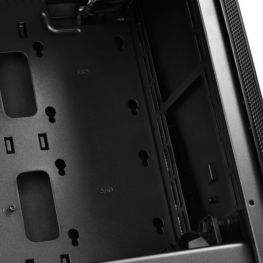 Silverstone FARA V1M PRO Gaming Mini Tower Κουτί Υπολογιστή με Πλαϊνό Παράθυρο Μαύρο