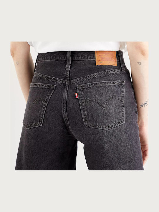 Lunar Women's Jean High-waisted Shorts Black