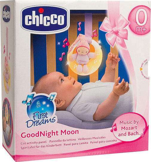 Chicco Pendant Toy for Car with Music Little Moon Goodnight for 0++ Months 02426-10