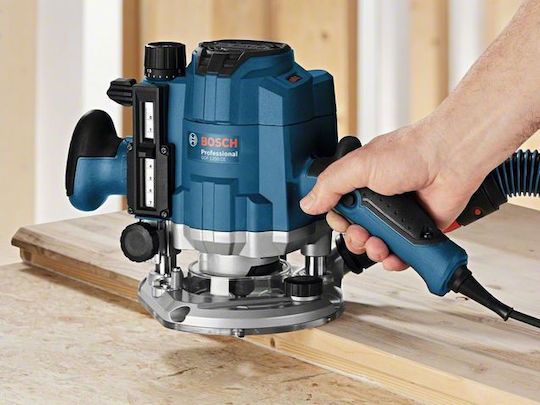 Bosch GOF 1250 CE Professional Plunge Router 1250W with Speed Control and with Suction System