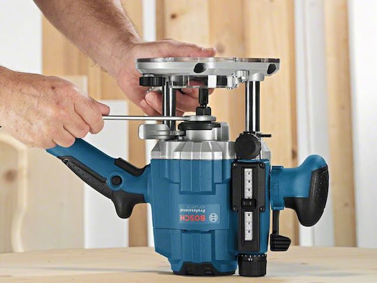 Bosch GOF 1250 CE Professional Plunge Router 1250W with Speed Control and with Suction System