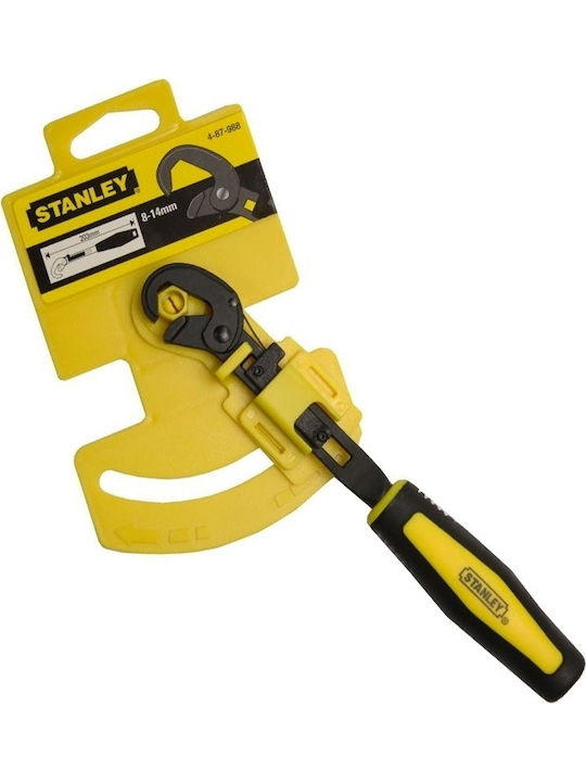 Stanley Γαλλικό Κλειδί Μήκους 200mm με Άνοιγμα Σιαγόνων έως 14mm και Αντιολισθητική Λαβή