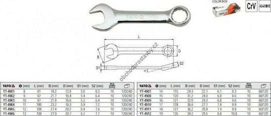 Yato German Polygon 13mm 1pcs