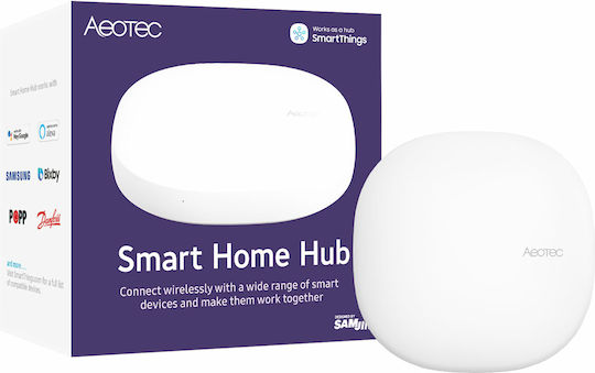 Aeotec Smart Home Hub null Hub Inteligent Z-Wave / Wi-Fi / Zigbee Compatibil cu Google Home, Alexa, SmartThings & Matter