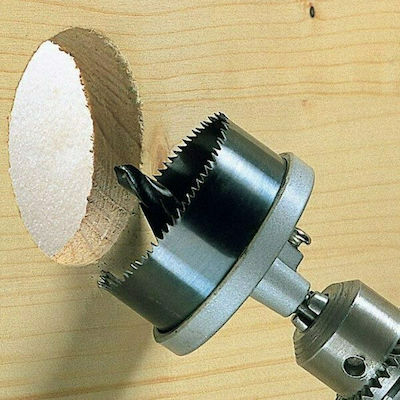 Wolfcraft Hole Saw Set Dry Cutting with Diameter από 25mm έως 62mm for Wood and Plastic