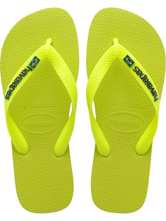 Havaianas Brasil Layers Мъжки чехли Жълти