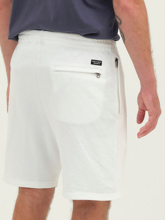 Sportliche Herrenshorts Weiß