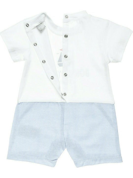 Alouette Baby Bodysuit Set Short-Sleeved White