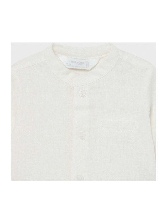 Mayoral Kids One Color Shirt White