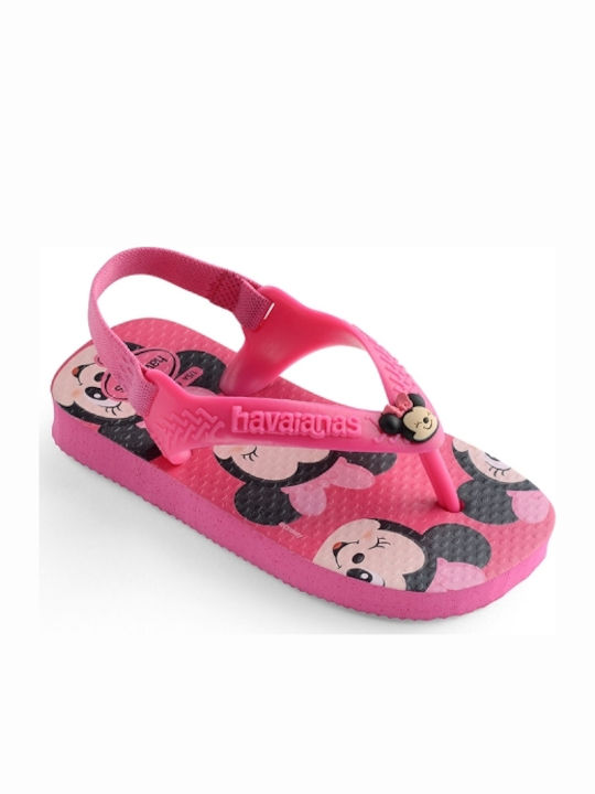 Детски джапанки тип флип-флоп Мини Розов Disney Classics II Baby Minnie