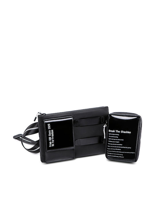 Herrentasche Schulter / Crossbody Schwarz