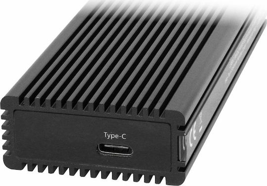 Inter-Tech Argus K-1685 Hard Drive Case M.2 PCI-Express NVME with connection Type-C in Schwarz color