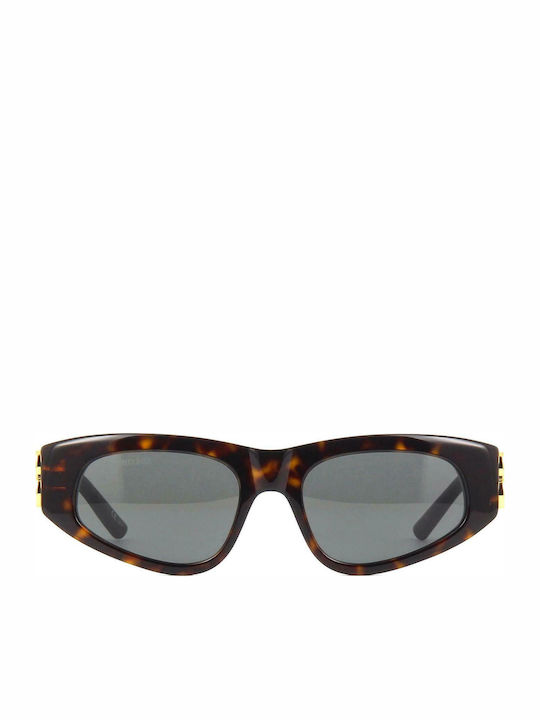 Balenciaga Damen Sonnenbrille mit Braun Schildkröte Kunststoff Gestell und Braun Linse