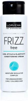 Lorvenn Frizz Free Curl Style & Elasticity Leave-I Lotion Aufbauend für Trocken Haare 200ml