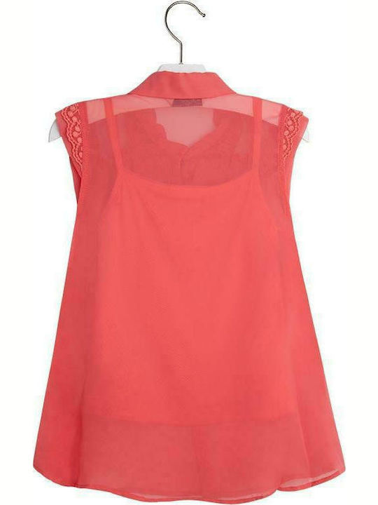 Mayoral Kids Blouse Sleeveless Red