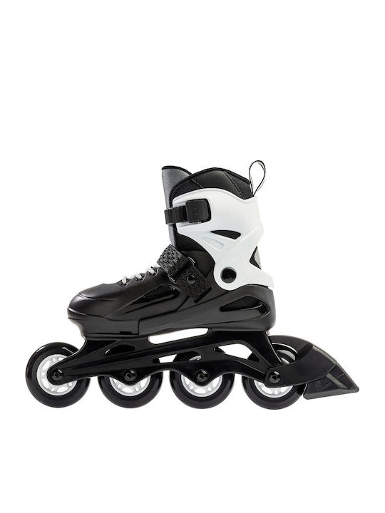 Rollerblade Fury Kids Adjustable Inline Rollers Black