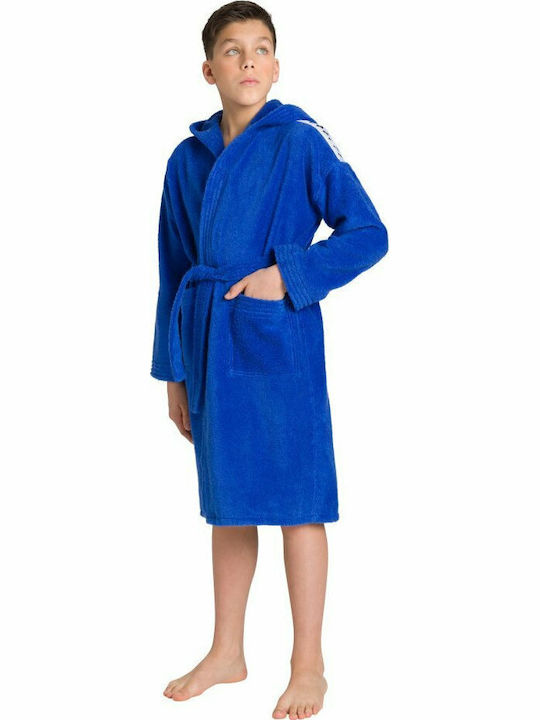 Arena Core Soft 002015-721 Kids Swimming Bathrobe Blue