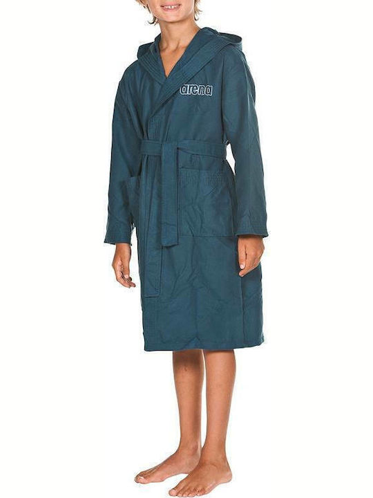 Arena Zeal 000925-701 Kids Swimming Bathrobe Blue